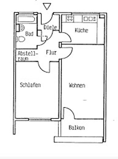 Wohnung zur Miete 605 € 2 Zimmer Tännich / Krankenhaus Aalen 73430