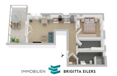 Wohnung zum Kauf provisionsfrei 317.000 € 2 Zimmer 70,4 m² 3. Geschoss Achim Achim 28832