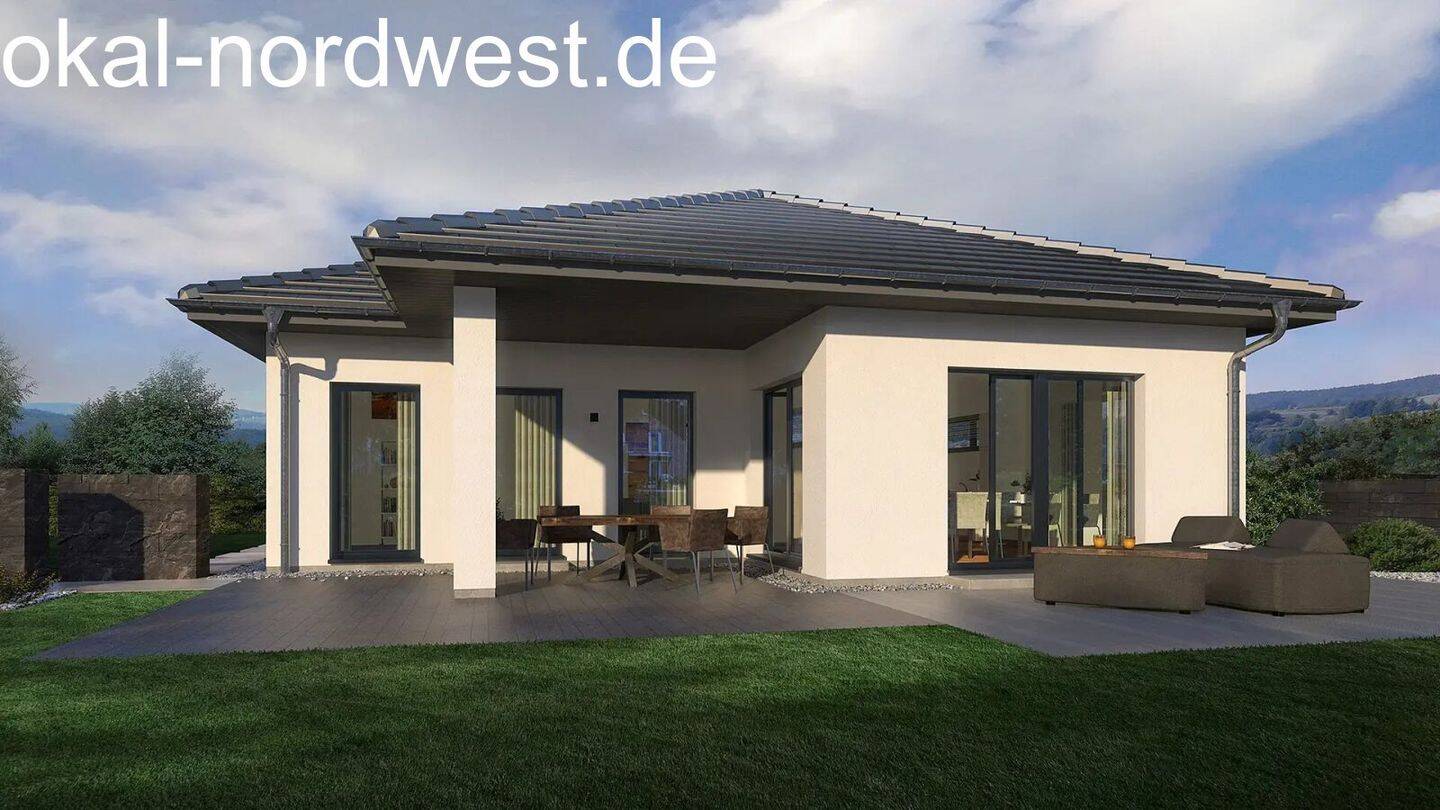 Klassisch / Praktisch / Bungalow - Barrierefreies Wohnen auf ca. 118 m² inkl. überdachter Terrasse 