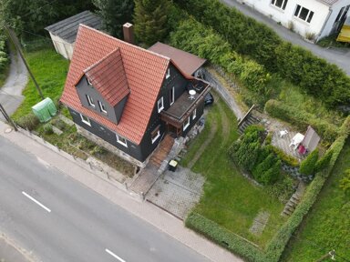 Einfamilienhaus zum Kauf provisionsfrei 100.000 € 4 Zimmer 103,6 m² 600 m² Grundstück Bibergrundstr. 41 Heubach Masserberg 98666