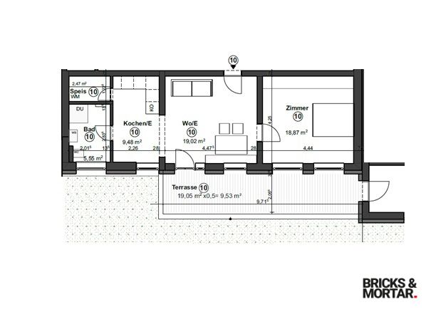 Wohnung zum Kauf 299.000 € 2 Zimmer 65,3 m²<br/>Wohnfläche 1. Stock<br/>Geschoss Bad Wörishofen Bad Wörishofen 86825