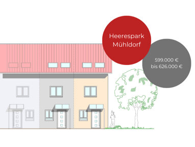 Reihenmittelhaus zum Kauf 599.000 € 4 Zimmer 111,2 m² 320 m² Grundstück Mühldorf Mühldorf am Inn 84453