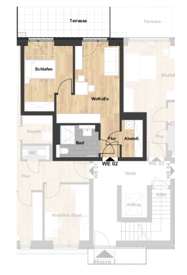 Wohnung zur Miete 610 € 2 Zimmer 44,8 m² frei ab 01.03.2025 Riensförde Stade 21680