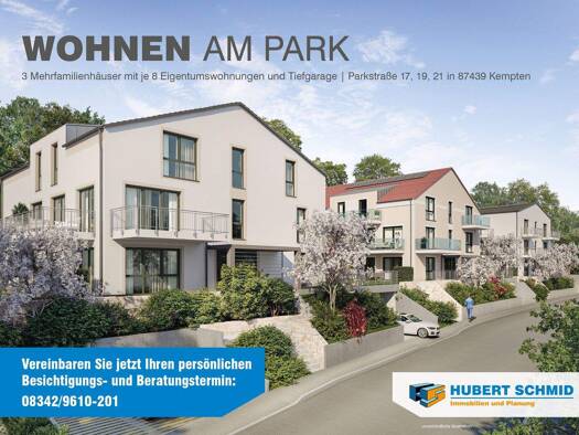 Wohnung zum Kauf provisionsfrei 643.000 € 3 Zimmer 92,5 m² EG Parkstraße Kempten Kempten (Allgäu) 87439