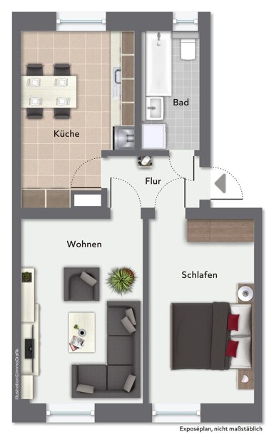 Wohnung zur Miete 293 € 2 Zimmer 45 m² 1. Geschoss frei ab 01.01.2025 Grenzstraße 7 Rabenstein 942 Chemnitz 09117