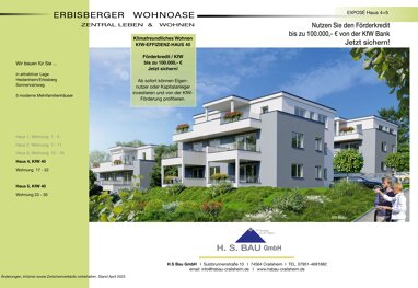 Wohnung zum Kauf Provisionsfrei 240.700 € 2 Zimmer 53,5 m² Sonnenrainweg Mergelstetten Heidenheim an der Brenz 89522