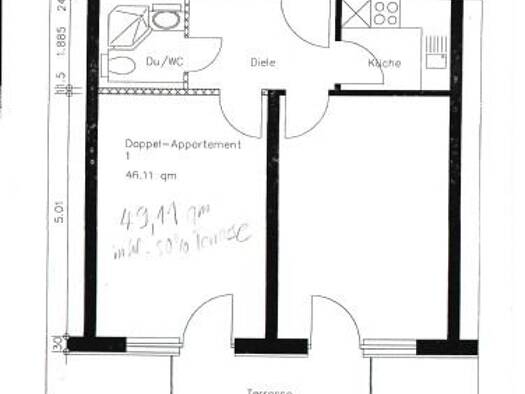 Studio zum Kauf als Kapitalanlage geeignet 120.000 € 2 Zimmer 49,1 m² Langewiesen 98704