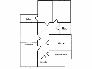 Wohnung zur Miete 723 € 4 Zimmer 118 m² 2. Geschoss Steffensweg Bremen 28217