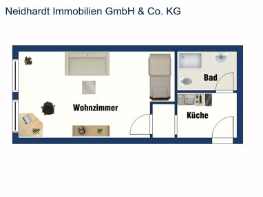 Apartment zur Miete 380 € 1 Zimmer 31,5 m² 1. Geschoss Innenstadt Fulda 36037