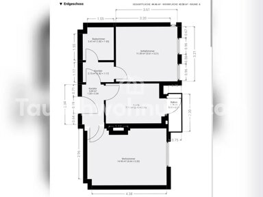 Wohnung zur Miete Tauschwohnung 450 € 2 Zimmer 45 m² 3. Geschoss Ravensberg Bezirk 2 Kiel 24118