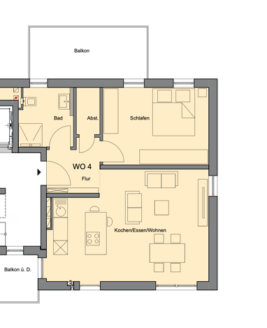 Apartment zum Kauf 291.900 € 2 Zimmer 65,3 m² Biewer 2 Trier 54293