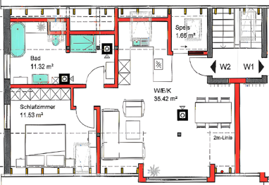 Wohnung zum Kauf Provisionsfrei 199.000 € 2 Zimmer 60 m² 3. Geschoss Allersberg Allersberg 90584