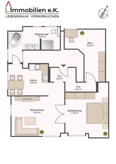 Wohnung zur Miete 1.100 € 3 Zimmer 77 m² Büsnau Stuttgart / Büsnau 70569