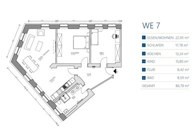 Wohnung zum Kauf 240.000 € 3 Zimmer 86 m² Am Ostbahnhof 1 St. Jobst Nürnberg 90491