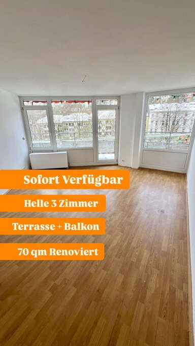 Wohnung zur Miete 700 € 3 Zimmer 70 m² 5. Geschoss frei ab sofort Am Brögel 4 Friedrich-Engels-Allee Wuppertal 42285