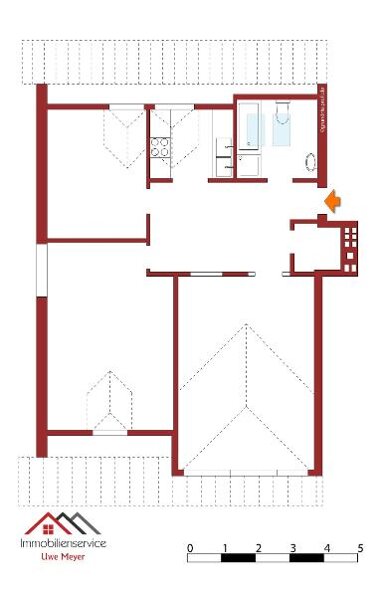 Wohnung zur Miete 580 € 3 Zimmer 74 m² 4. Geschoss frei ab sofort Schwebheim 97525