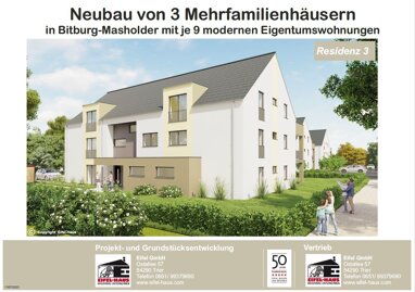 Apartment zum Kauf Provisionsfrei 392.524 € 89,2 m² Masholder Bitburg 54634