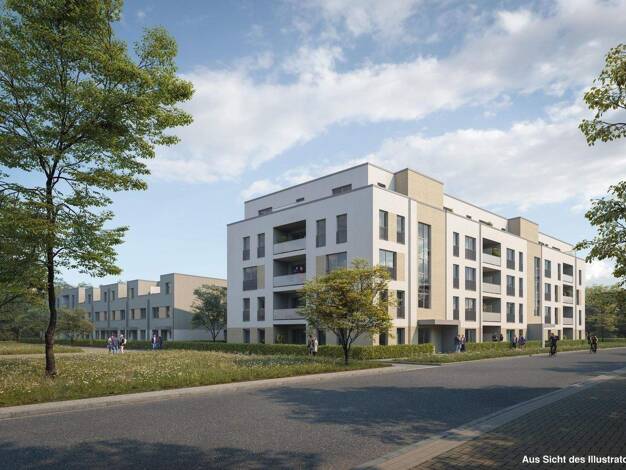 Terrassenwohnung zum Kauf - Neubau provisionsfrei als Kapitalanlage geeignet 241.300 € 2 Zimmer 61,9 m² Wuppertal Münzstraße Wuppertal 42281