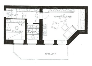 Terrassenwohnung zur Miete 299 € 2 Zimmer 46 m² EG frei ab 01.02.2025 Historische Altstadt Görlitz 02826