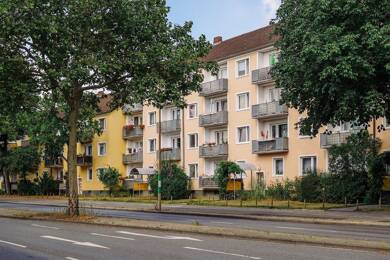 Wohnung zur Miete nur mit Wohnberechtigungsschein 378 € 3 Zimmer 54,8 m² 2. Geschoss frei ab 01.07.2025 Siemensstr. 33 Schillerteich Wolfsburg 38440