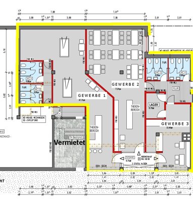 Praxis zur Miete 10 € 250 m² Bürofläche teilbar ab 67 m² Baesweiler Baesweiler 52499