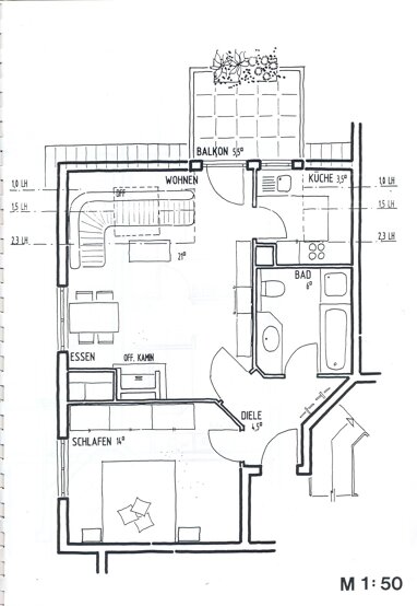 Wohnung zur Miete 825 € 2 Zimmer 55 m² 2. Geschoss Elsa Brandström Straße 13-15 Kriftel 65830