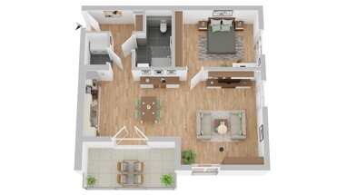 Wohnung zur Miete 835 € 2 Zimmer 79,5 m² Erdgeschoss Gartenweg 6 Engter Bramsche 49565