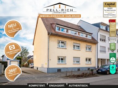 Mehrfamilienhaus zum Kauf 1.100.000 € 12 Zimmer 403,4 m² 680 m² Grundstück Grünwinkel - Alt-Grünwinkel Karlsruhe 76185