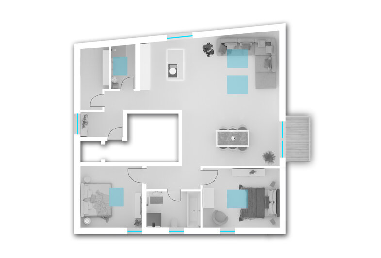 Wohnung zum Kauf provisionsfrei 468.052 € 3,5 Zimmer 90 m² 2. Geschoss Estricher Weg 5 Weismark-Feyen Trier 54294