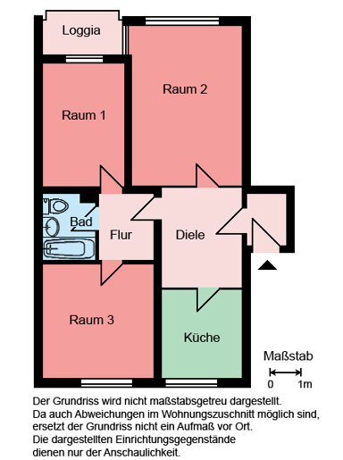 Wohnung zur Miete 499 € 3 Zimmer 73,9 m² 2. Geschoss frei ab 31.01.2025 Hombrucher Weg 71 Hombruch Iserlohn 58638