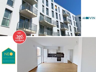 Studio zur Miete 915 € 3 Zimmer 61,1 m² 2. Geschoss frei ab 01.02.2025 Nopitschstrasse 28a Hohe Marter Nürnberg 90441