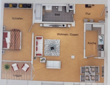 Wohnung zum Kauf Provisionsfrei 239.000 € 2 Zimmer 72 m² 1. Geschoss Angerst. 30c Altlindenau Leipzig 04177