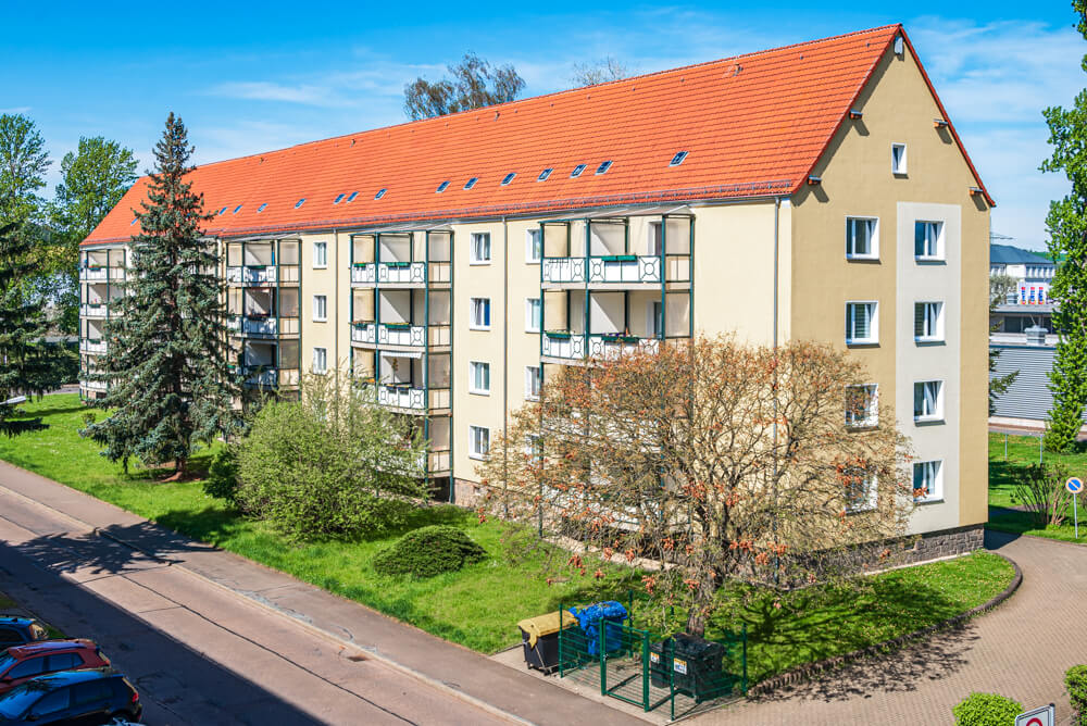 Wohnung zur Miete 454,50 € 4 Zimmer 71 m²<br/>Wohnfläche 1. Stock<br/>Geschoss Gudrunstraße 8 Pölbitz 315 Zwickau 08058