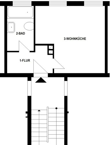 Wohnung zur Miete 210 € 1 Zimmer 28 m² Sudetenstr. 9 Neustadt Neustadt b.Coburg 96465