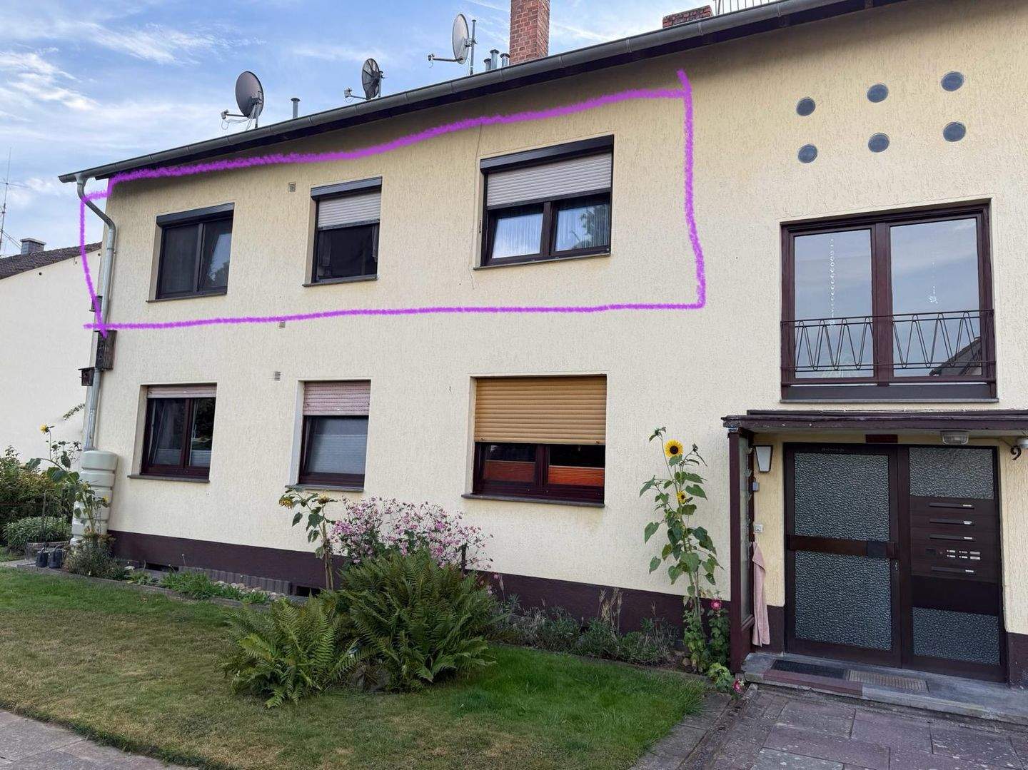 Immobilie in Fritzlar - Vermietete 4 -ZKB Wohnung mit Carport Stellplatz, Balkon & Gartenanteil in Fritzlarer Kernstadt. Keine Maklercourtage!!! - Bild 2