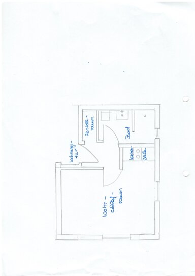 Wohnung zur Miete 350 € 1 Zimmer 30 m² 1. Geschoss frei ab sofort Pinneberg Str.69a Wedel 22880