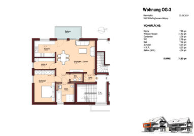 Wohnung zum Kauf Provisionsfrei 291.067 € 3 Zimmer Helpup Oerlinghausen 33813