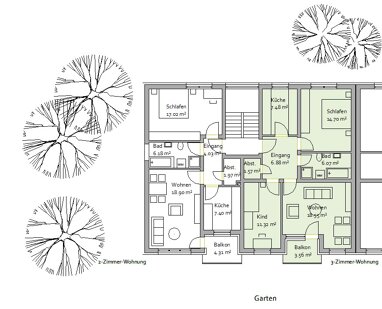 Wohnung zur Miete 750 € 3 Zimmer 68 m² 4. Geschoss Bonifaz-Huber-Str. 2 Burghausen Burghausen 84489