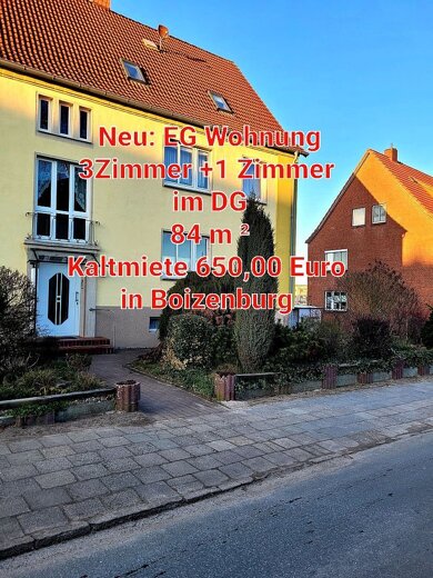 Wohnung zur Miete 650 € 3 Zimmer 85 m² Richard-Markmannstraße 24 Boizenburg Boizenburg 19258