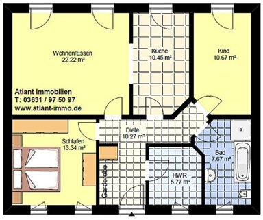 Wohnung zur Miete 3.015 € 2 Zimmer 81,3 m² Rohrstraße 19 Dreibergen Bremerhaven 27572