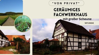 Einfamilienhaus zum Kauf Provisionsfrei 187.000 € 10 Zimmer 180 m² 1.220 m² Grundstück Pötzen Hessisch Oldendorf 31840