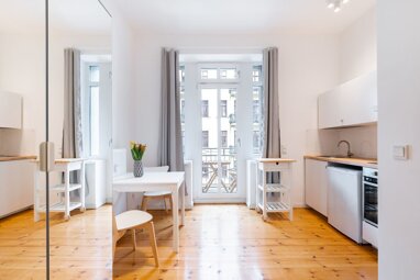 Wohnung zur Miete Wohnen auf Zeit 1.090 € 1 Zimmer 24 m² frei ab 01.04.2024 Gärtnerstraße Friedrichshain Berlin 10245