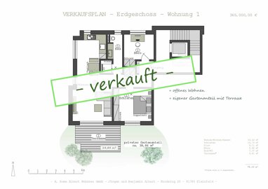 Wohnung zum Kauf Provisionsfrei 365.000 € 3 Zimmer 78,1 m² Erdgeschoss Lerchenbuck 10 Pleinfeld Pleinfeld 91785