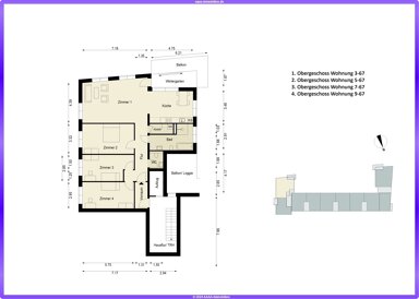 Wohnung zum Kauf 949.000 € 4 Zimmer 132,8 m² 2. Geschoss Friedrichshain Berlin 10243