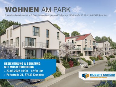 Wohnung zum Kauf provisionsfrei 696.000 € 3 Zimmer 93 m² 1. Geschoss Parkstraße 21 Kempten Kempten (Allgäu) 87439