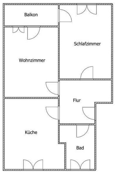 Wohnung zur Miete 679,46 € 2 Zimmer 56,3 m² 1. Geschoss Bellscheidtstraße 16 Gerresheim Düsseldorf 40625