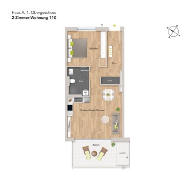 Wohnung zum Kauf Provisionsfrei 340.000 € 2 Zimmer 73 m² Stockach Stockach 78333