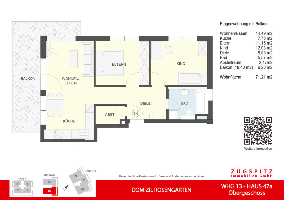 Wohnung zum Kauf 744.000 € 3 Zimmer 71,2 m²<br/>Wohnfläche EG<br/>Geschoss Garmisch Garmisch-Partenkirchen 82467