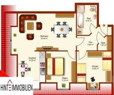 Wohnung zur Miete 795 € 3 Zimmer 74 m² 2. Geschoss Schwaneweder Str. Lüssum - Bockhorn Bremen 28779