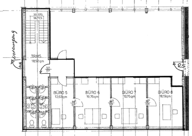 Büro-/Praxisfläche zur Miete provisionsfrei 900 € 4 Zimmer 84 m² Bürofläche Bonner Ring Lechenich / Konradsheim Erftstadt 50374